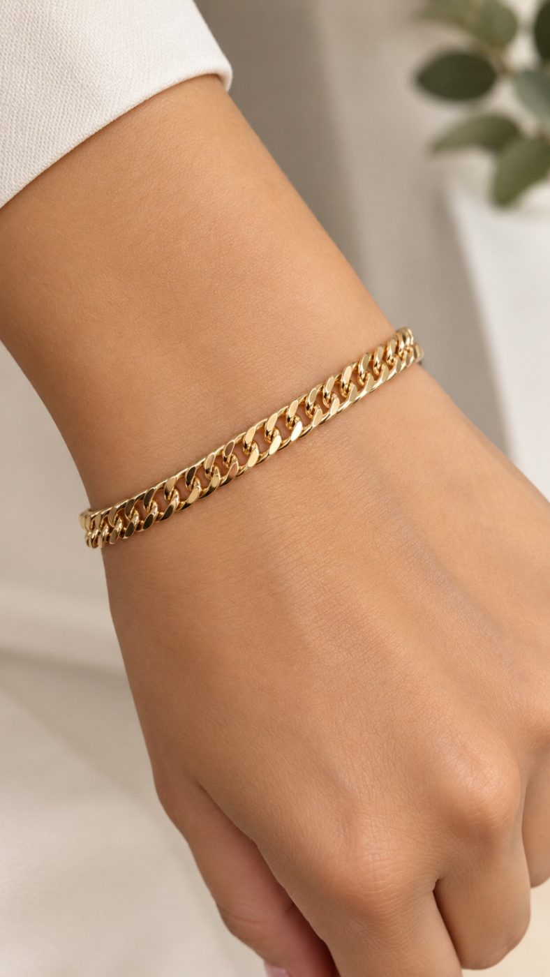 Pulsera Clásica dorada