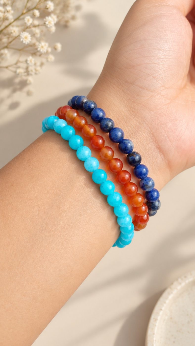 Pulseras de piedras naturales para ella
