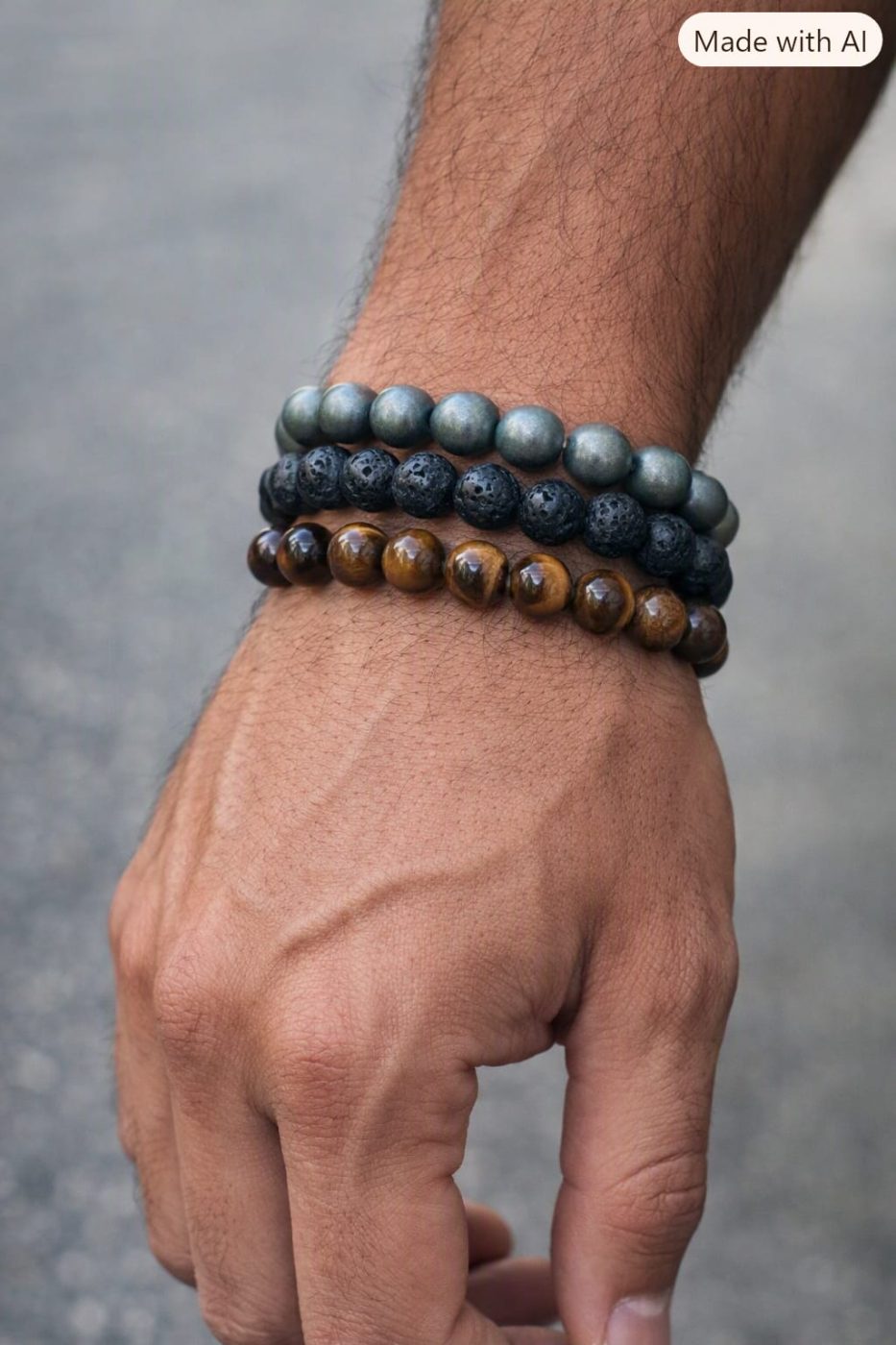 Pulseras de piedras naturales para el